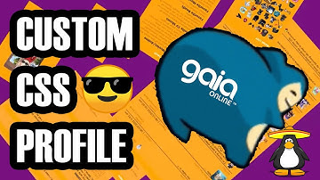 Gaiaonline custom CSS profile #1: Party Zone