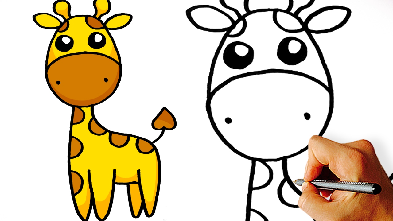 Giraffe Images Drawing Easy | EASY DRAWING STEP