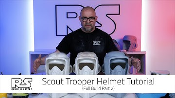 Scout Trooper Helmet Tutorial (Full Build Part 2) RS Prop Masters