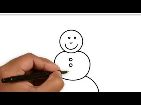 Kardan adam resmi nasıl çizilir