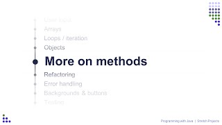 Learn Java: 13 More on methods