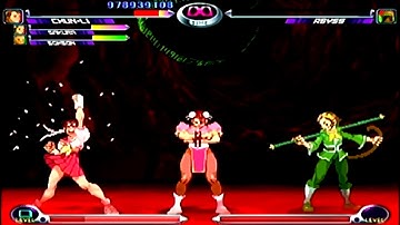 Sakura, Sonson & Chun Li Arcade - A Team Effort! [MvC2]
