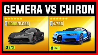 Asphalt 9 Koenigsegg Gemera VS Bugatti Chiron