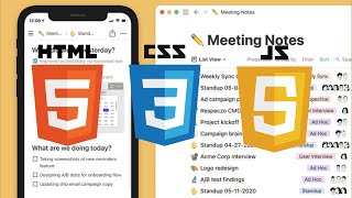 Notes Taking Web Application using HTML, CSS and JavaScript