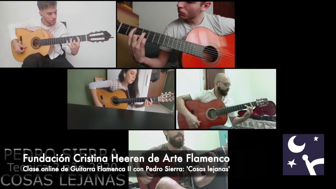 Clase online de Técnica de Guitarra II con Pedro Sierra en la Fundación Cristina Heeren