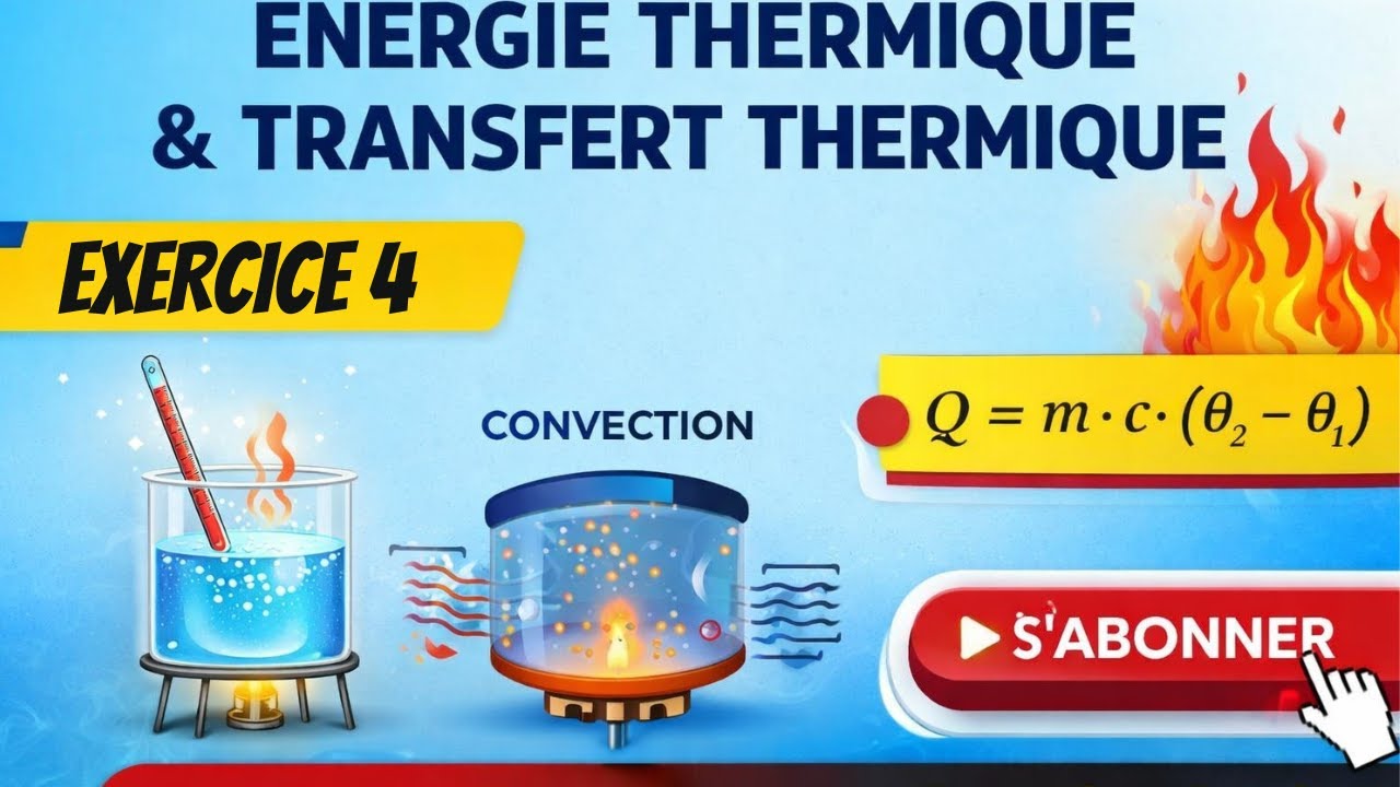 Energie thermique et transfert thermique-1BAC SM-Exercice 4