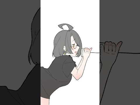 【手描き】ベネたろでmosi mosi? #shorts #手描き #イラスト #アニメ #vtuber