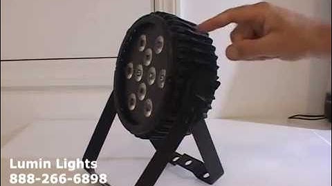 Lumin Lights AR Pro 10 LED Architectural Par Can Tutorial