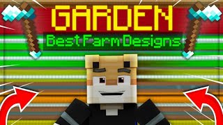 HOW TO BUILD EVERY FARM ON THE (OLD) GARDEN!! -- Hypixel Skyblock