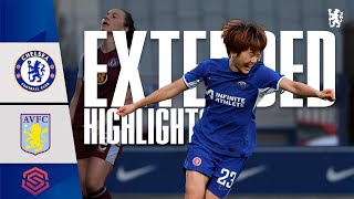 Chelsea Women 3-0 Aston Villa Women | HIGHLIGHTS & MATCH REACTION | WSL 23/24