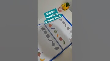 My own design shadow matching activity book. Follow My etsy shop. Link in description