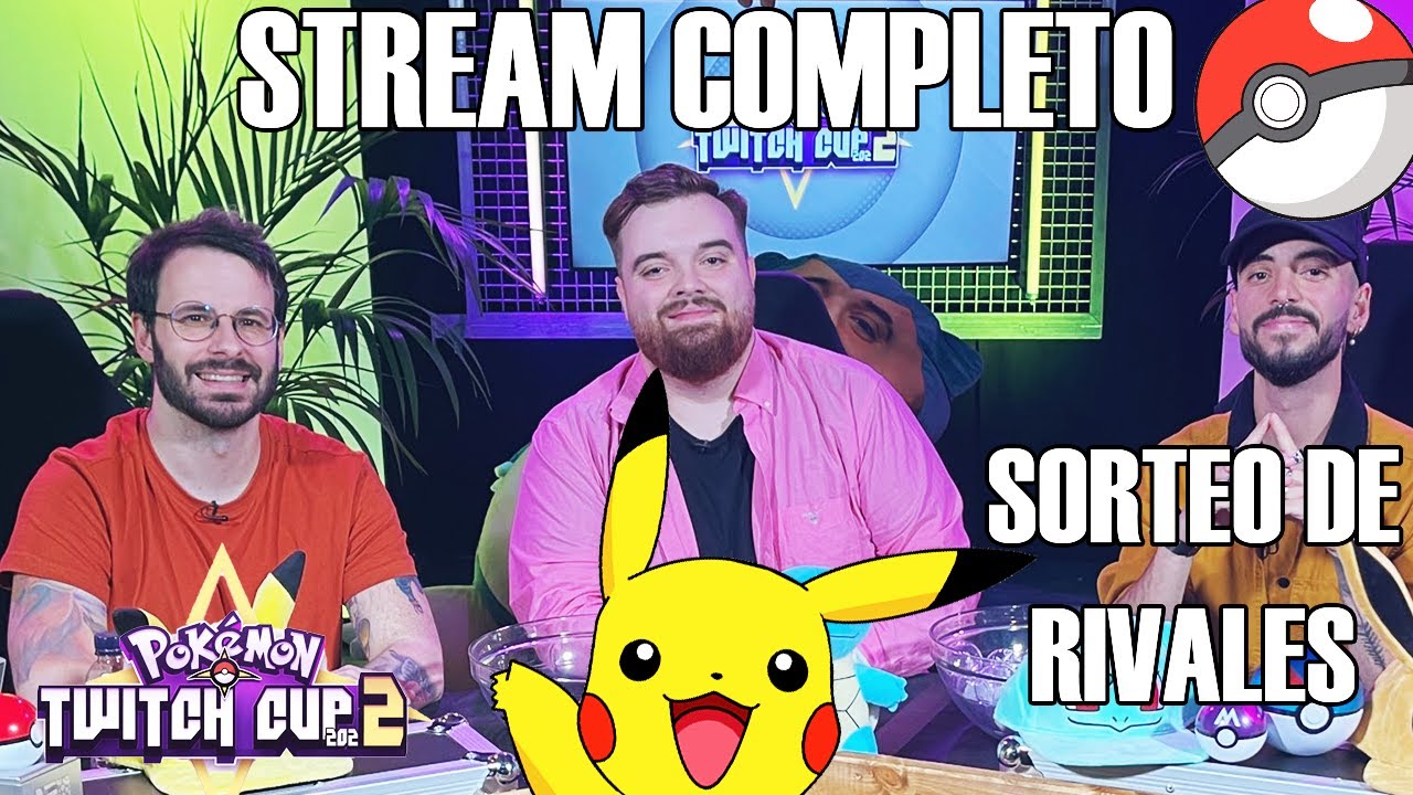 SORTEO DE LA POKEMON TWITCH CUP 2 STREAM COMPLETO - IBAI LIVES