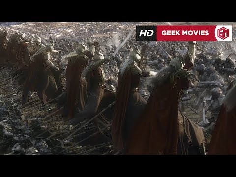 Hobbit 3: Beş Ordunun Savaşı | Cüce vs Elf Savaşı (2/2) | Kesilmiş Sahne | Altyazılı | HD