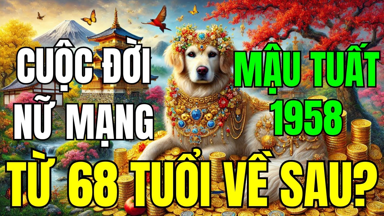 Tử Vi Trọn Đời Nữ Tuổi Mậu Tuất 1958, Từ 68 Tuổi Về Sau Như Thế Nào?