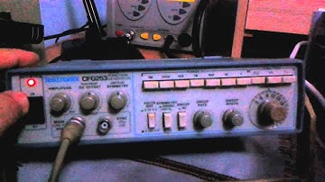 Tek 2465 after repair.