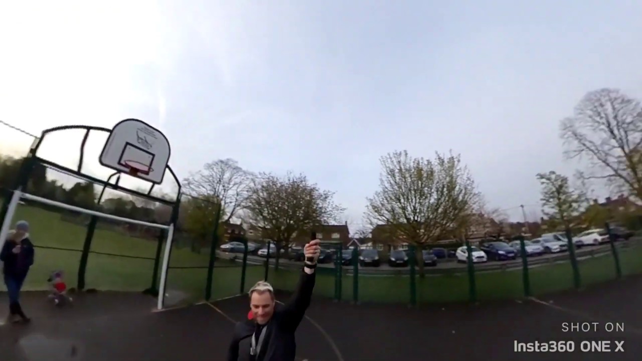 Having fun at the park with the Insta360 One X