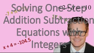 Addition and Subtraction Equations with Integers (Simplifying Math)