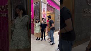 Girlfriend in mall shocking 😳 #shorts #meeth_miri