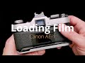 Loading Film into a Canon AE 1