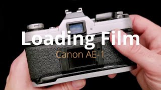 Loading Film into a Canon AE 1