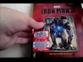 Iron Man 3 Blu Ray 3D Blu Ray DVD Combo Pack Unboxing Iron Man 3 Blu Ray 3D Blu Ray DVD Combo Pack Unboxing