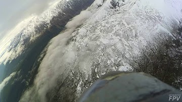 FPV. Skyhunter. Morning. Mountains