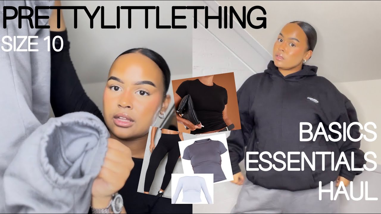 PRETTYLITTLETHING BASICS HAUL | EVERYDAY FITS | PLT | HALEN QUINTYNE