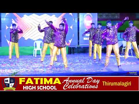 X CLASS BOYS DANCE ANNUAL DAY CELEBRATIONS 2024-2025 FATIMA HIGH SCHOOL THIRUMALAGIRI SURYAPET