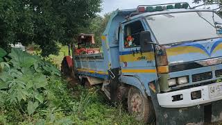 เป็นหนูลองยาประเดิมทางออกเที่ยวแรกก็ติดหล่มเลยซีรี่800 Dump truck Thailand