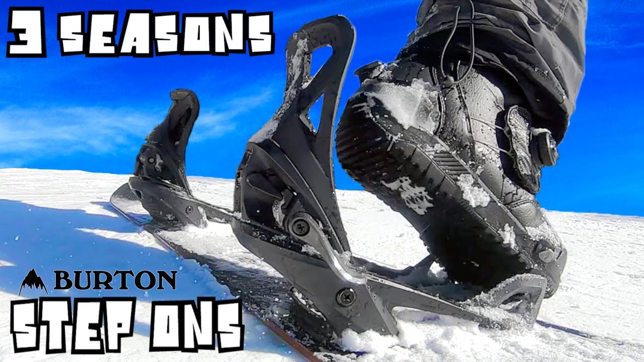 Burton Step On Bindings Review - 3 years Later - In Powder ? - YouTube
