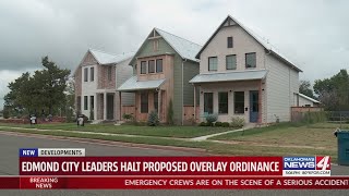 Edmond city leaders halt proposed overlay ordinance