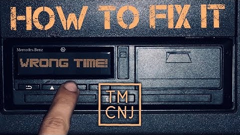 How to change the time on a VDO Tachograph