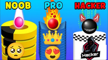 NOOB vs PRO vs HACKER - Stack ball