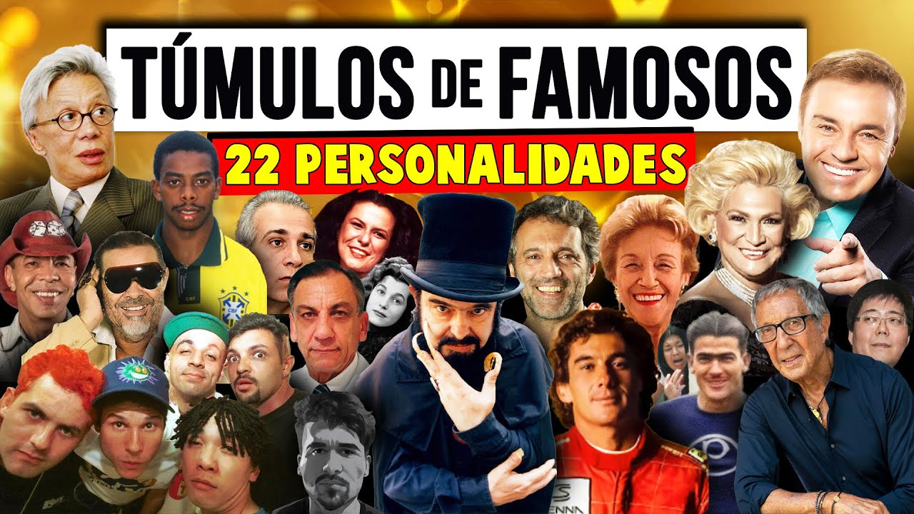 22 TÚMULOS DE FAMOSOS em TRISTE ESTADO.… | Rodox