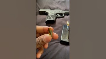 Bullet setback is this safe to carry in your firearm 🤔🔫#shorts #guns #edc #bulletsetback