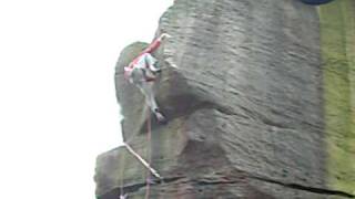 Pete Whittaker climbing French Duke