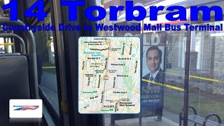 14 Torbram - Brampton Transit 2011 New Flyer XD40 1126 (Countryside Dr to Westwood Mall BusTerminal)