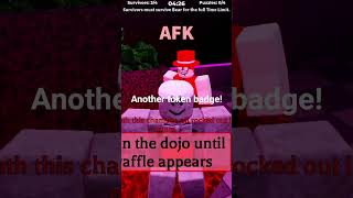 another token badge but U have to do all the obbys #roblox