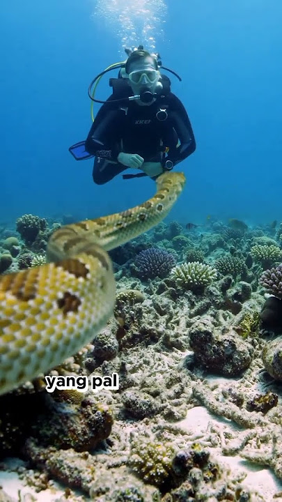 penyelam yang ketakutan dan terdiam tanpa berani bergerak😱‼️ #shortvideo #subscribe #shorts