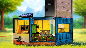 I Built the PERFECT Solo Stronghold in Official Rust...