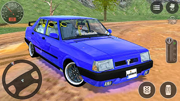 Modifiyeli Mavi Tofaş Doğan Arabası Sürüş Simülatör Oyunu - Doğan Simülatör 2 - Android Gameplay