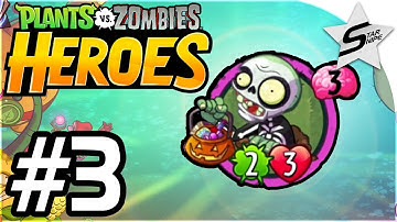 Plants vs. Zombies Heroes Gameplay Part 3 - TRICK OR TREATER HALLOWEEN ZOMBIE CARD & HALLOWEEN PACK!