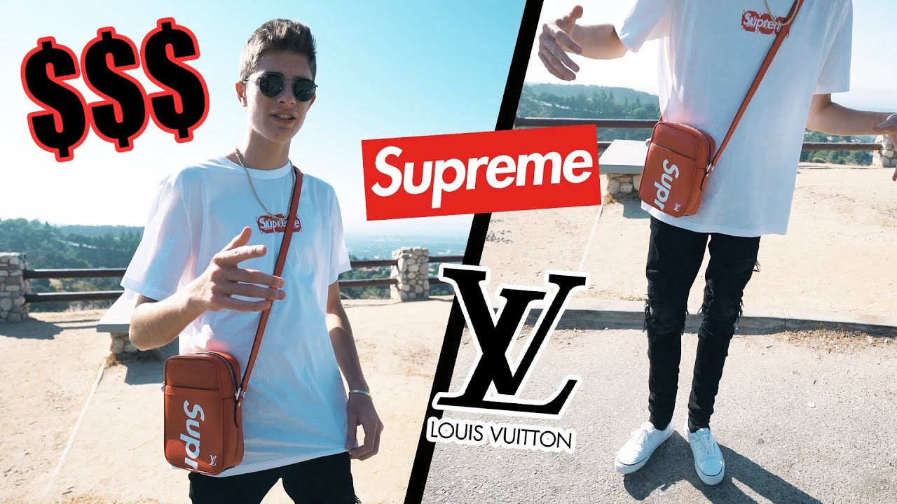 WEARING A CRAZY OUTFIT ON THE LAST DAY OF SUMMER!! (Supreme and