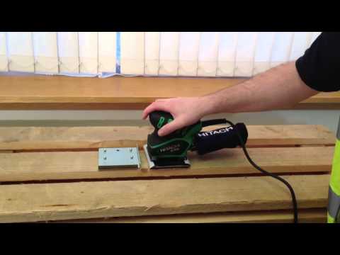 Hitachi SV12SG Palm Sander Demo