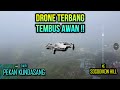 Drone terbang masuk tembus awan  kundasang ke sosodikon hill  dji mini 2 range test