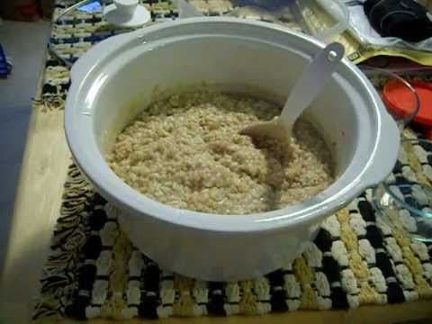 Minor Stroke 10 - Steel Cut Oats in a CrockPot (Stroke Recovery)