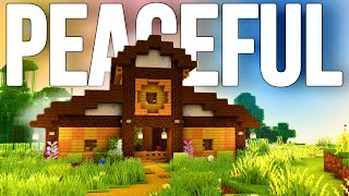 The Most Peaceful Minecraft Barn You'll Ever See!