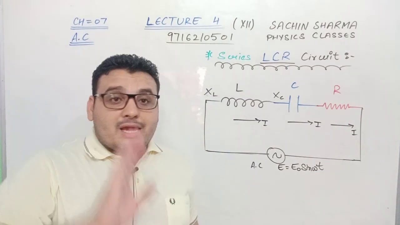 A.C !! Ch 7!! LECTURE 4 !! Class XII !! online physics classes - YouTube