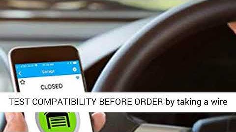 Smart WiFi Garage Door Opener Remote Controller, Smartphone App Control, Compatible with Alexa, Goog