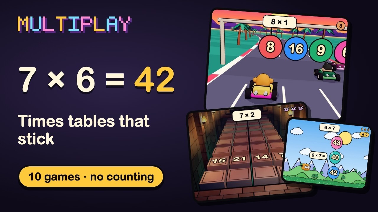 Times Table Magic Multiplay: Times Tables Practice Games for Kids (Trailer) - YouTube